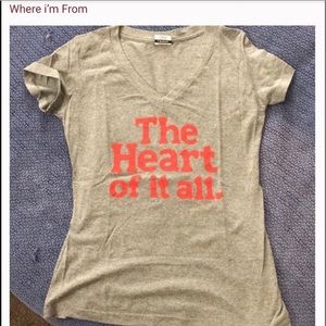 Where I’m From Ohio v neck tee